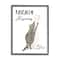 Stupell Industries Rascally Racoon Text with Toilet Paper Roll Framed Wall Art